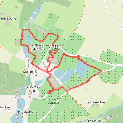 Balade au cœur des Pépinières Ripaud - boucle  ...