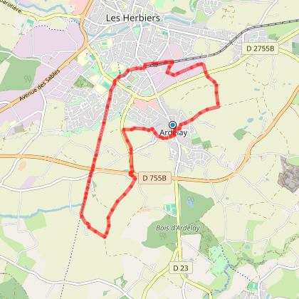 LE SENTIER DE LA VOIE FERREE - LES HERBIERS