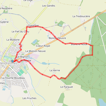 SENTIER DE LA BLANCHE NOUE - VENDRENNES