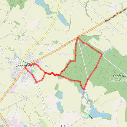 SENTIER DE LA FORET - VENDRENNES