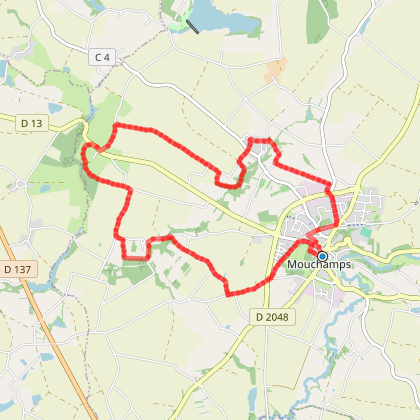 SENTIER DE LA BONNIERE A LA BOBINIERE - MOUCHAMPS