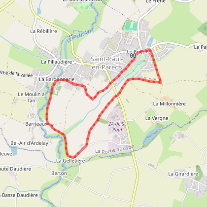 SENTIER FARFA'PIEDS SUD - SAINT PAUL EN PAREDS