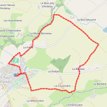 SENTIER FARFA'PIEDS NORD - SAINT PAUL EN PAREDS