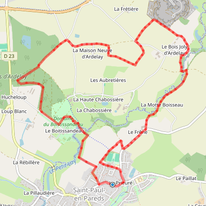 SENTIER LE BOISTISSANDEAU LONG - SAINT PAUL EN ...