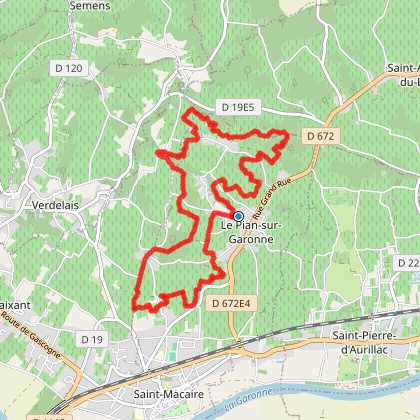 Parcours marche/trail/VTT