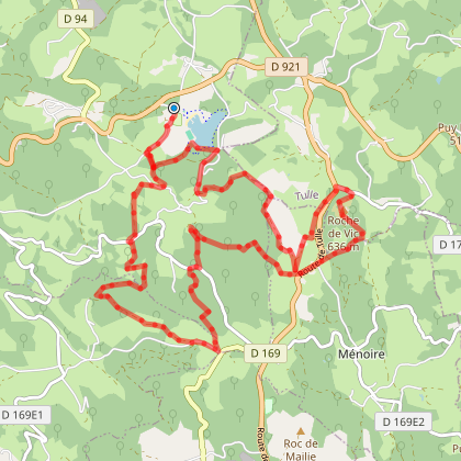 Le chemin de Roche de Vic