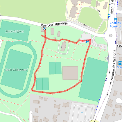 Balade à roulettes : Parc des Griffons