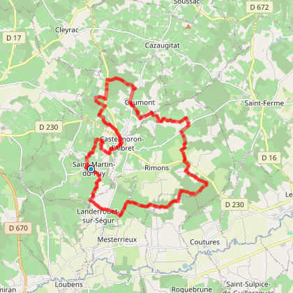 BOUCLE LES COTEAUX D'ALBRET NORD
