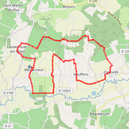 BOUCLE AUTOUR DE MESTERRIEUX : LES COTEAUX D'A ...