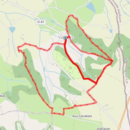 VALEILLES / PR®1 - 7,5km - Les Buttes de Valle ...