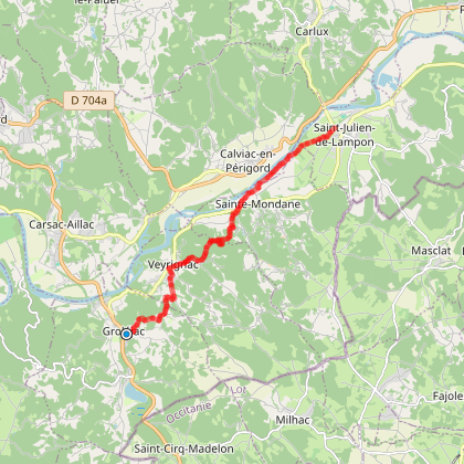 Chemin d'Amadour : étape 19 de Groléjac à Sain ...